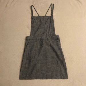 Blue and white striped boutique dress